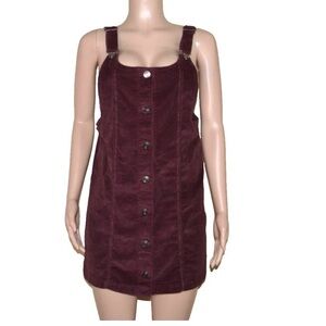 Women's CELEBRITY PINK
Corduroy Pinafore Dress Jumper
Mini Size Medium